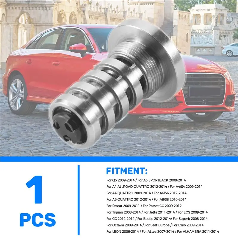 Camshaft Variable Timing Control Valve Solenoid For - A3 A4 A5 A6 Q3 Beetle CC Eos Jetta Passat Tiguan 06H109257C A-N29R