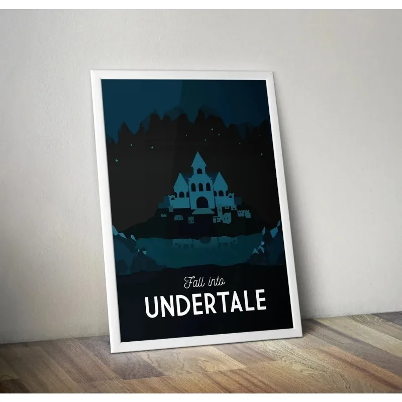 Hot Video Game Undertale Poster Anime Cartoon Characters Poster Canvas Painting Wall Art Pictures Kids Room Home Decor