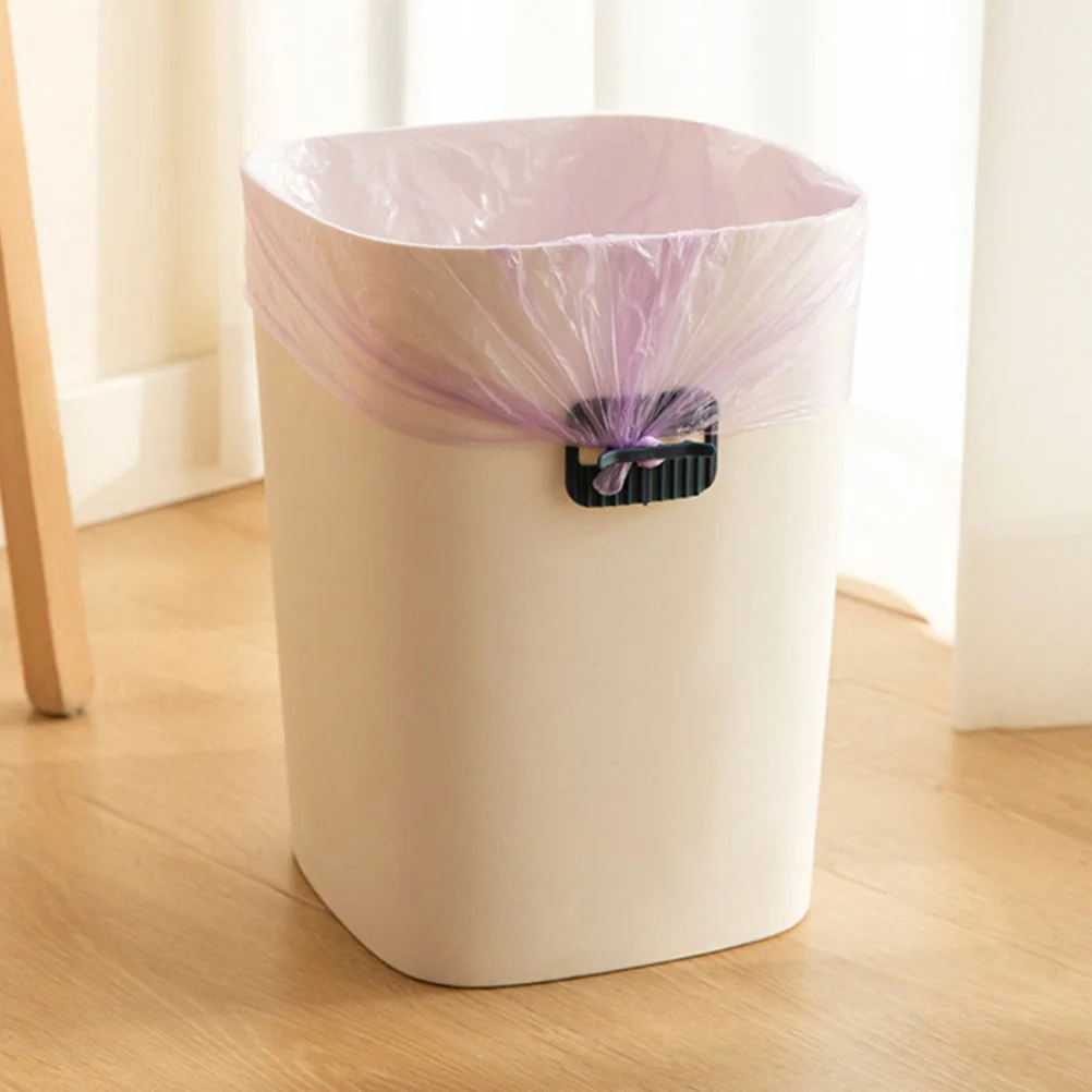 

8 Pcs Fixation Trash Can Bag Clip Holder Litter Bags Garbage Fastener Blue Fixing