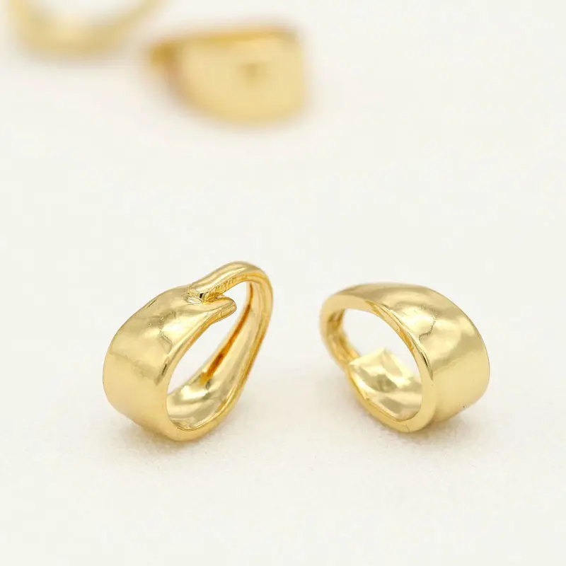 6ミリメートル7ミリメートル14 18kゴールド色メッキベールピンチペンダント用作るdiyのネックレスジュエリーメイキング所見