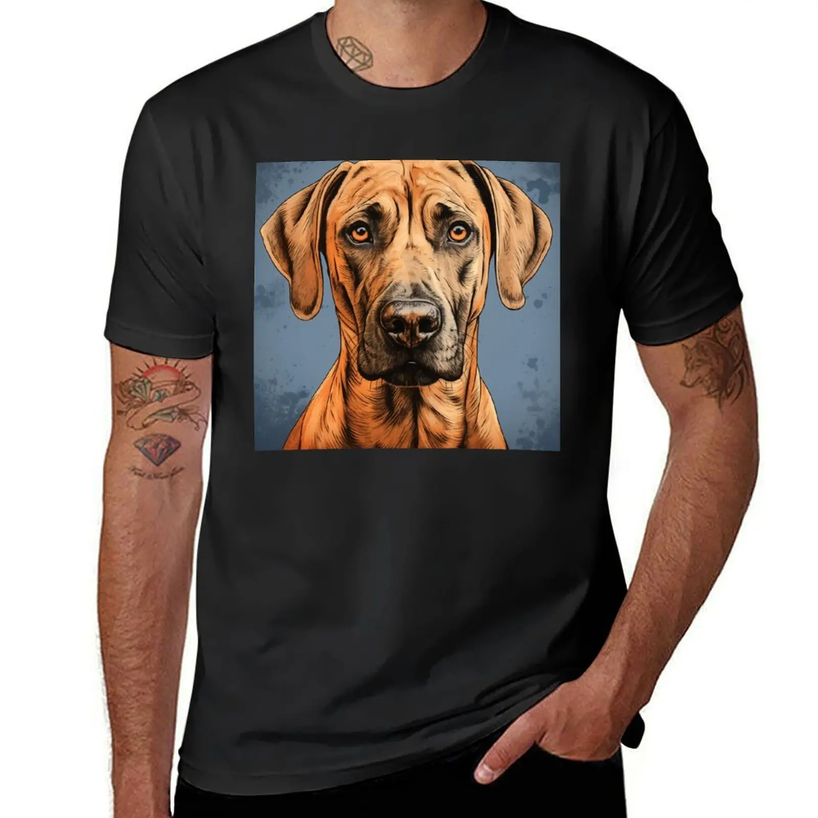 Boundless Energy, The Spirited Rhodesian Ridgeback T-Shirt baggy shirts mens graphic t-shirts hip hop