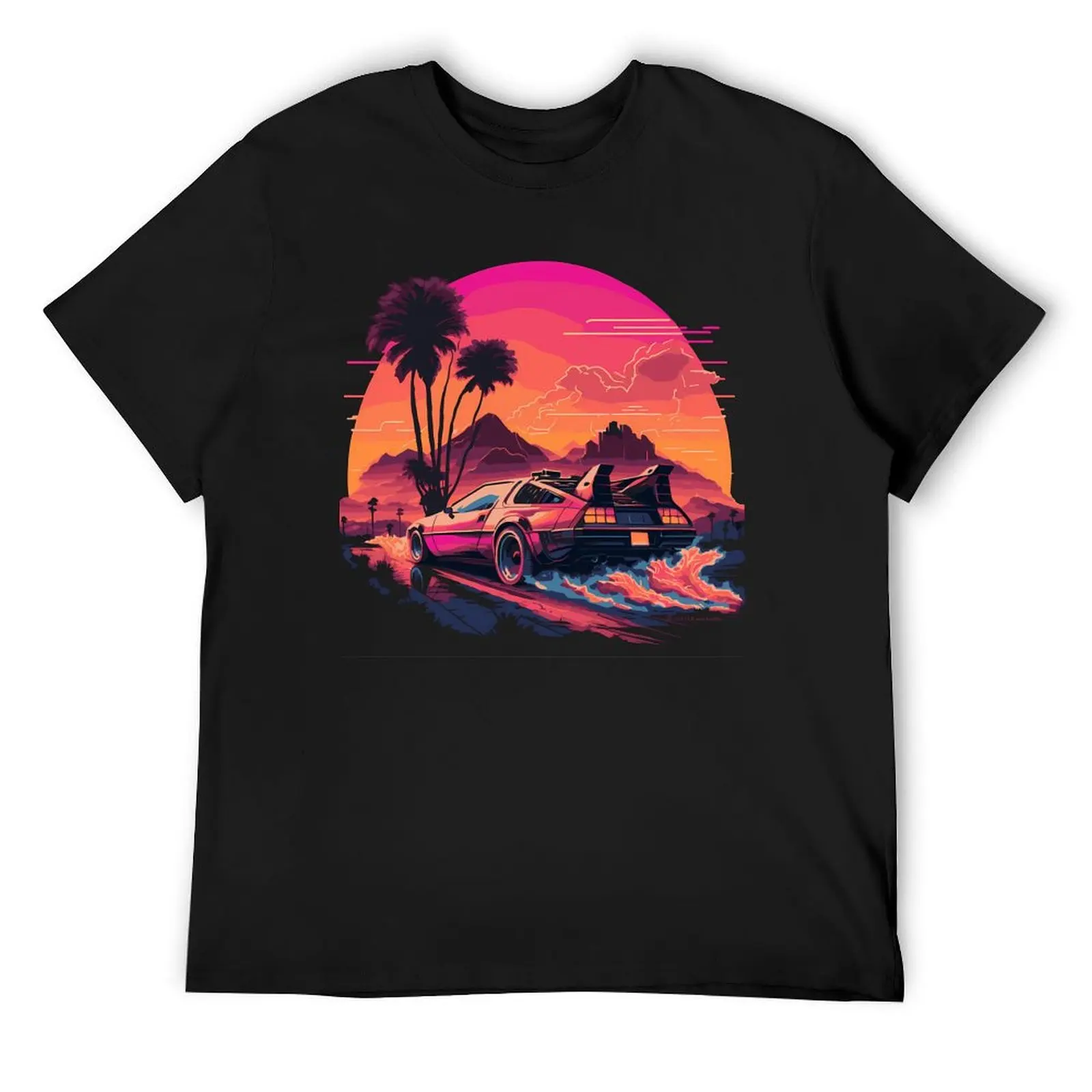 

Synthwave Delorean T-Shirt anime shirt boys animal print funny gifts mens t shirt graphic