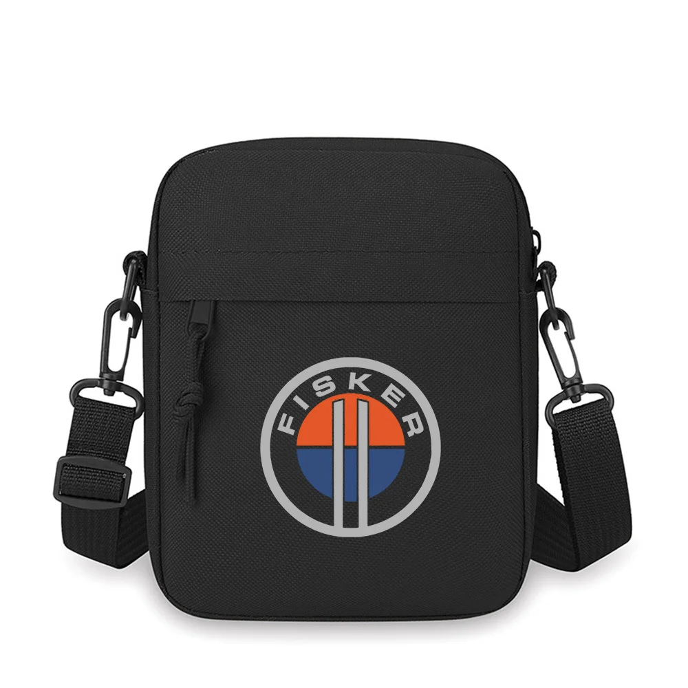 

Circle logo,two columns,and words Men Crossbody Bag Single Shoulder Women Cartoon Anime Film Printing Design Unisex