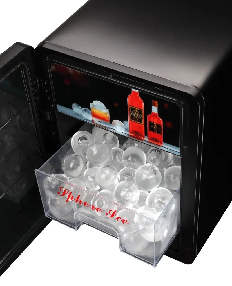 Crystal Transparent Ball Home Ice Machine with Refrigerator 50mm Large Transparent Ice Hockey