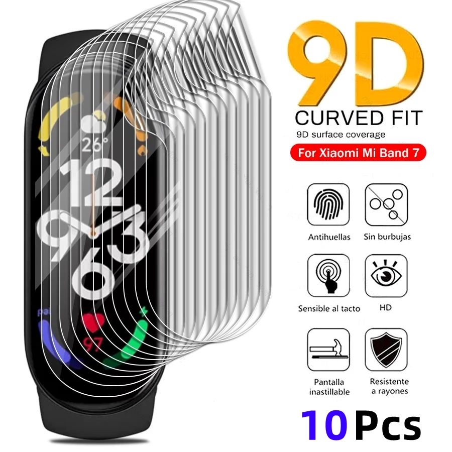 For Xiaomi Mi Band 7 Hydrogel Film Screen Protector Mi Band 7 7NFC 7Pro Protect Film For Mi Band7 Miband7 Smartwatcg Accessories