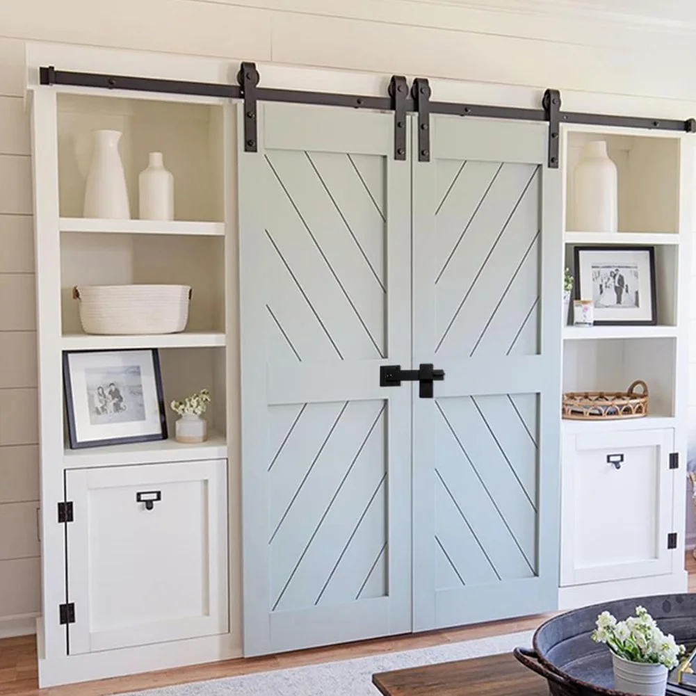 

Barn Door Flip Latch Lock Multi-Function Farm Flip Fence Gate Latch Barn Door Lock Hardware for Shed Barn Cabinet