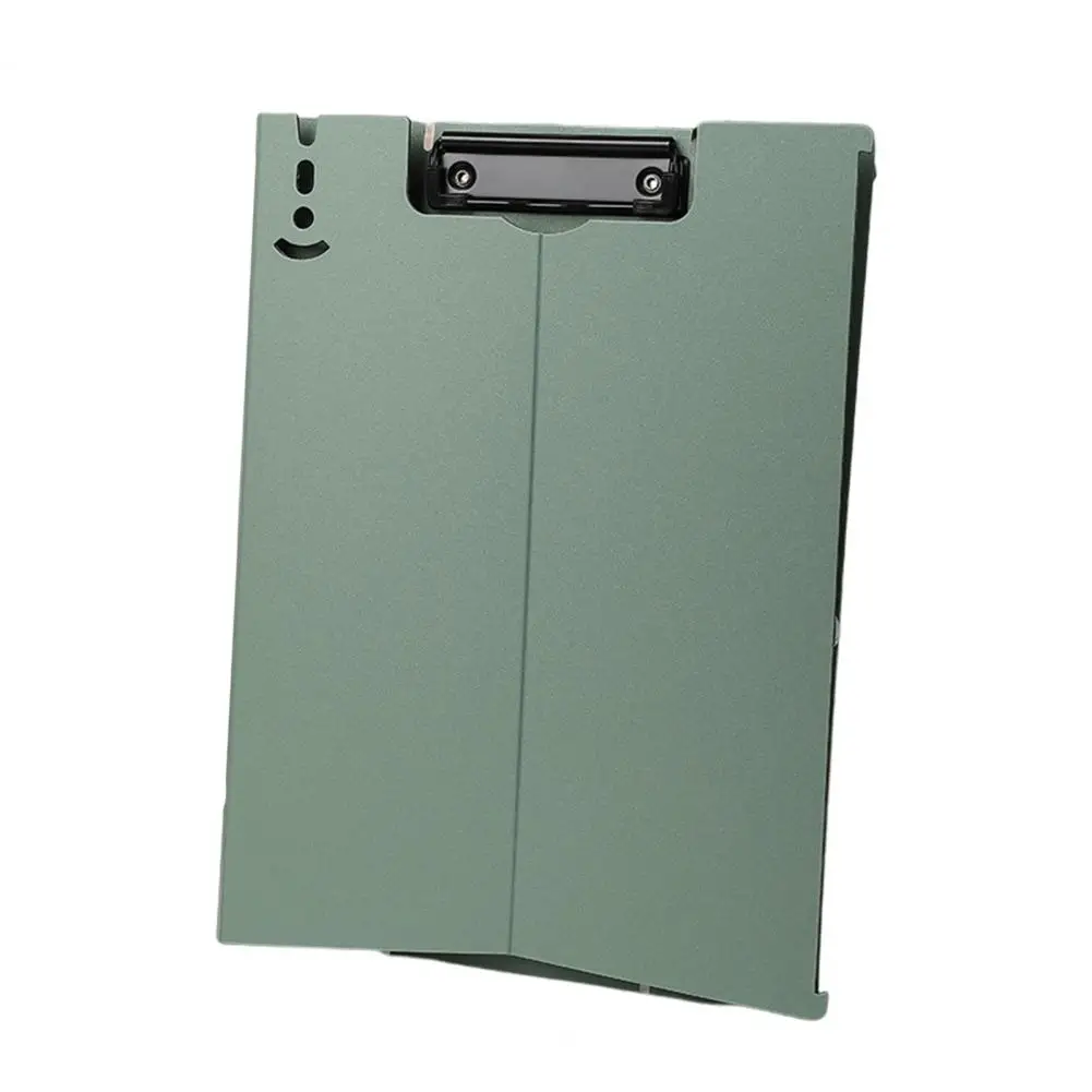 Portapapeles plegable para archivos, organizador impermeable, A4, carpeta de Clip con abrazadera de placa Vertical para archivos de oficina