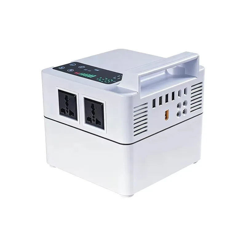 Portable Charging Station 300W Wireless Charging 192WH/384Wh LiFePO4 Battery, Pure Sine Wave, Solar Generator, Outdoor Camping