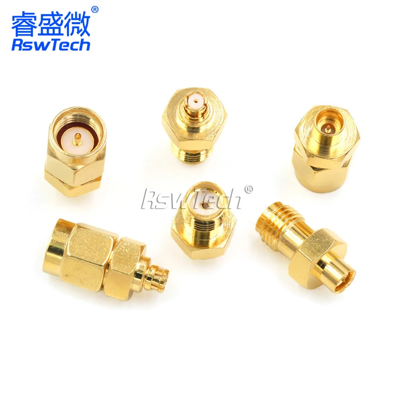 Spot SMP-SMA-KK RF 18G High Frequency Connector 6G SMP-K to SMA-K Female Test Adapter