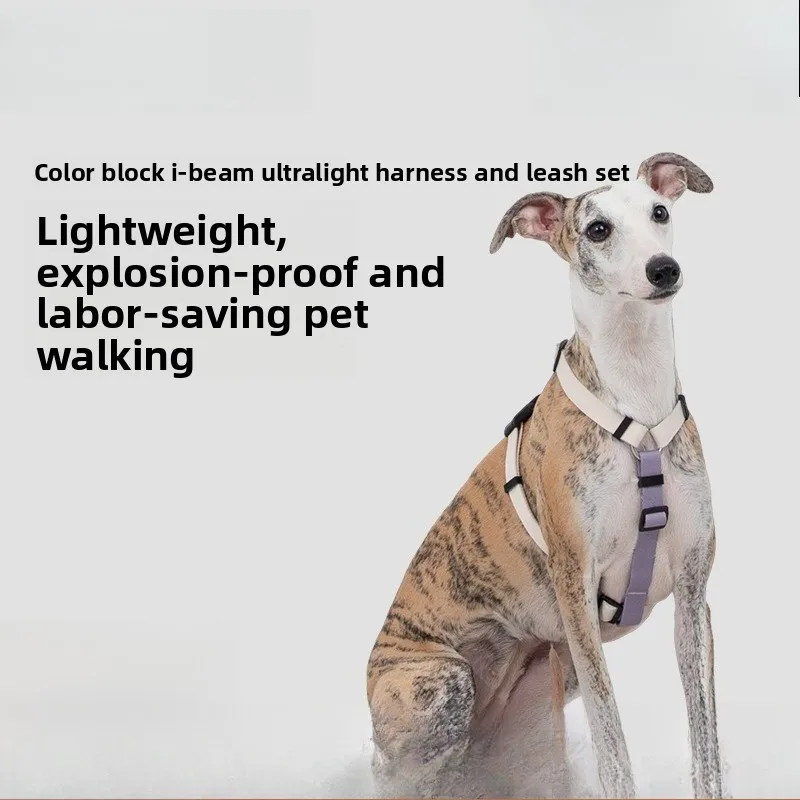 

Lightweight Escape Proof Dog Harness & Leash Set Adjustable Vest for Small Medium Large Dogs Breathable Pet Walking Vest