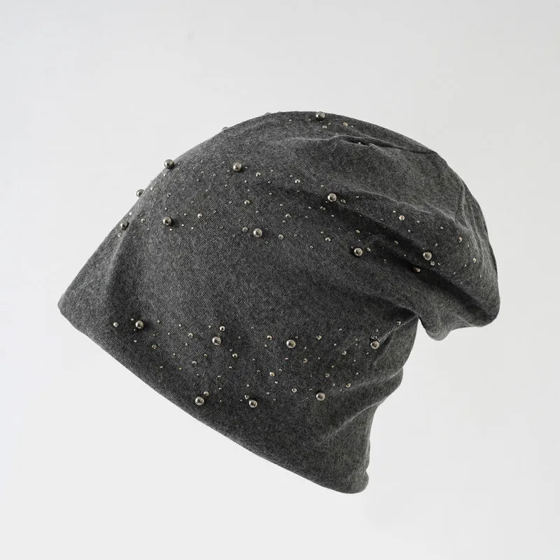 للجنسين شتاء دافئ مترهل قبعة Y2K حجر الراين رئيس التفاف قبعة يندبروف البلوز قبعة مستديرة الوجه ودية #6