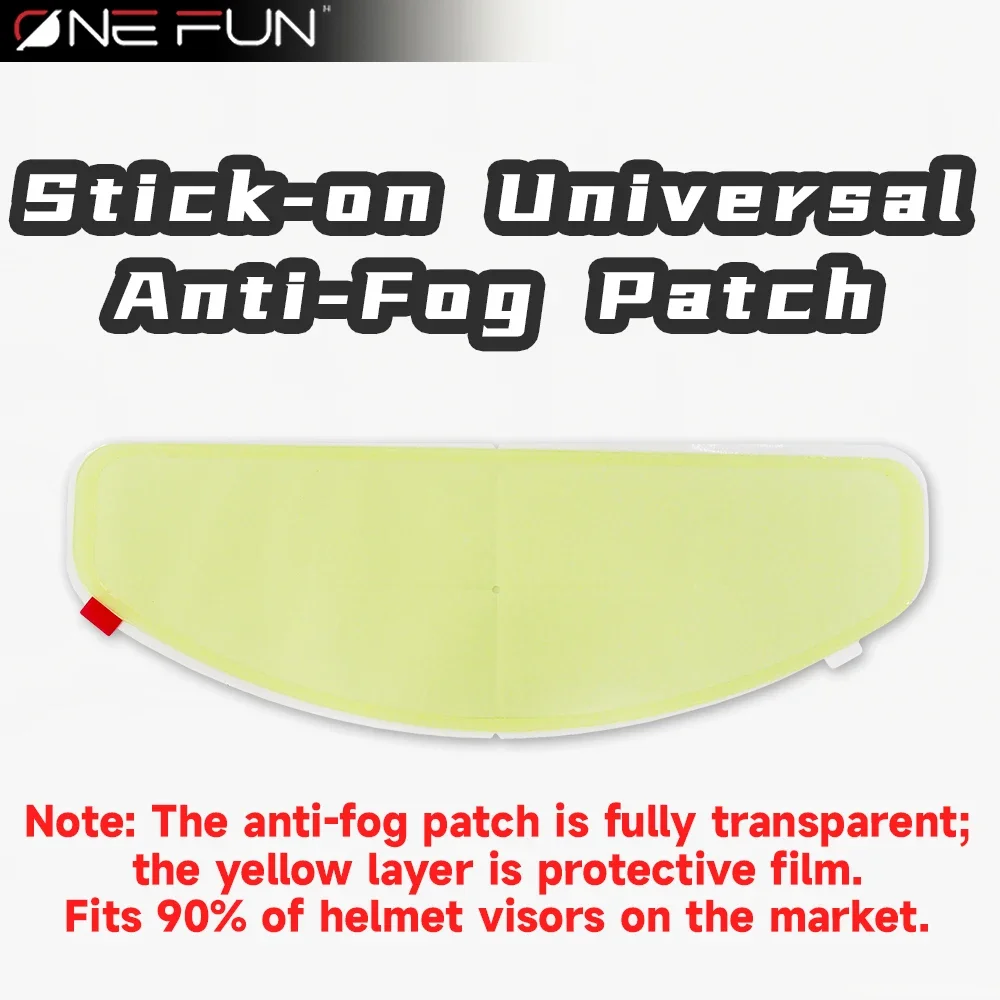 Stick-on Resistant Film Anti Fog Waterproof stickers Universal Helmet Anti-Fog Visor Insert Motorcycle Clear Shields Lens