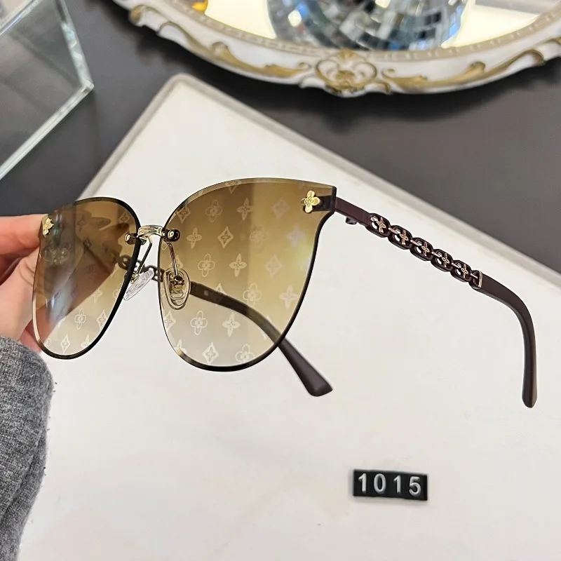 

​​2025 Rimless Crystal Cut Sunglasses, Catwalk Chic UV400 Polarized Lightweight Fashion Frame for Women Men Runway Trend​​