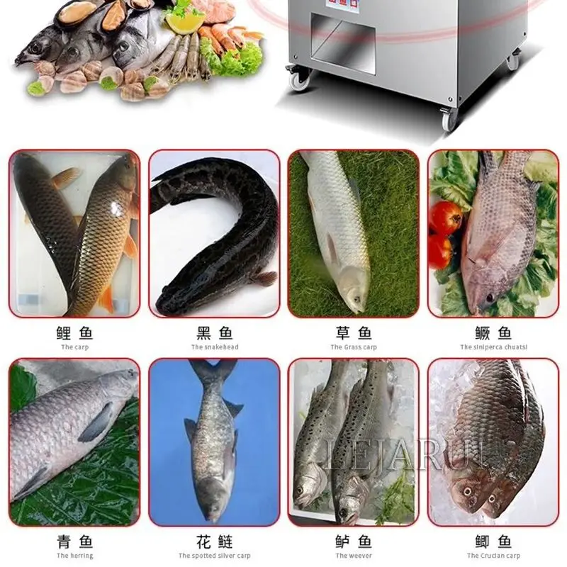 Automatic Fish Slaughtering Machine With Fish Scale Removal And Back Opening