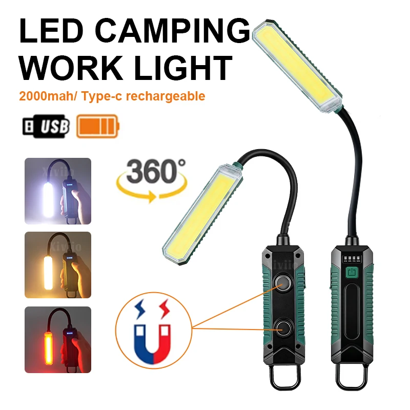 2026-luz-de-trabalho-cob-usb-recarregavel-led-luz-de-trabalho-com-mangueira-giratoria-de-360-​​°-magnetico-gancho-de-suspensao-para-emergencia-de-reparo-de-carro-de-acampamento