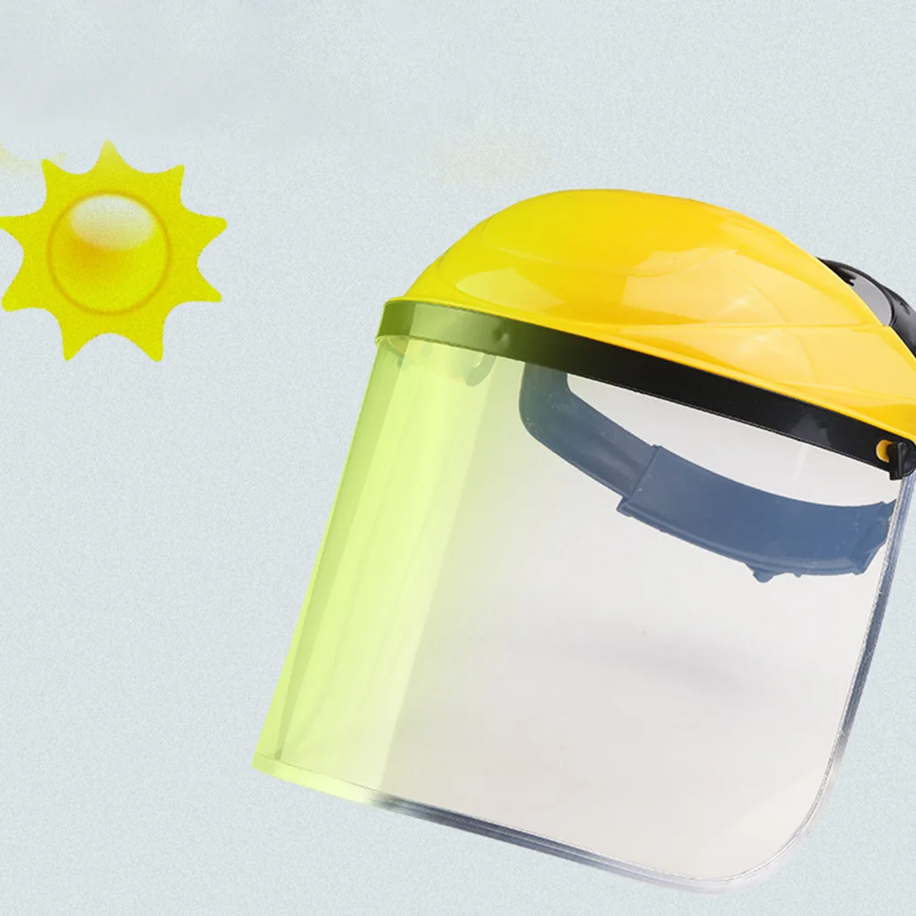 Welding Face Mask Transparent Lightweight Design for Outdoor Use Riding Walking Motorcycling Dust Oil Spatter Protection Shield