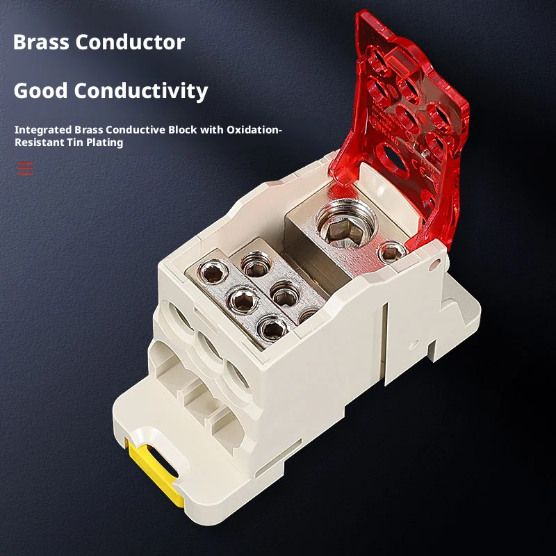 

Universal Single-Pole Terminal Box: UKK/K/UTJ, 1-6 Poles, 0.2-35mm² Wire, Flame-Retardant, Reusable