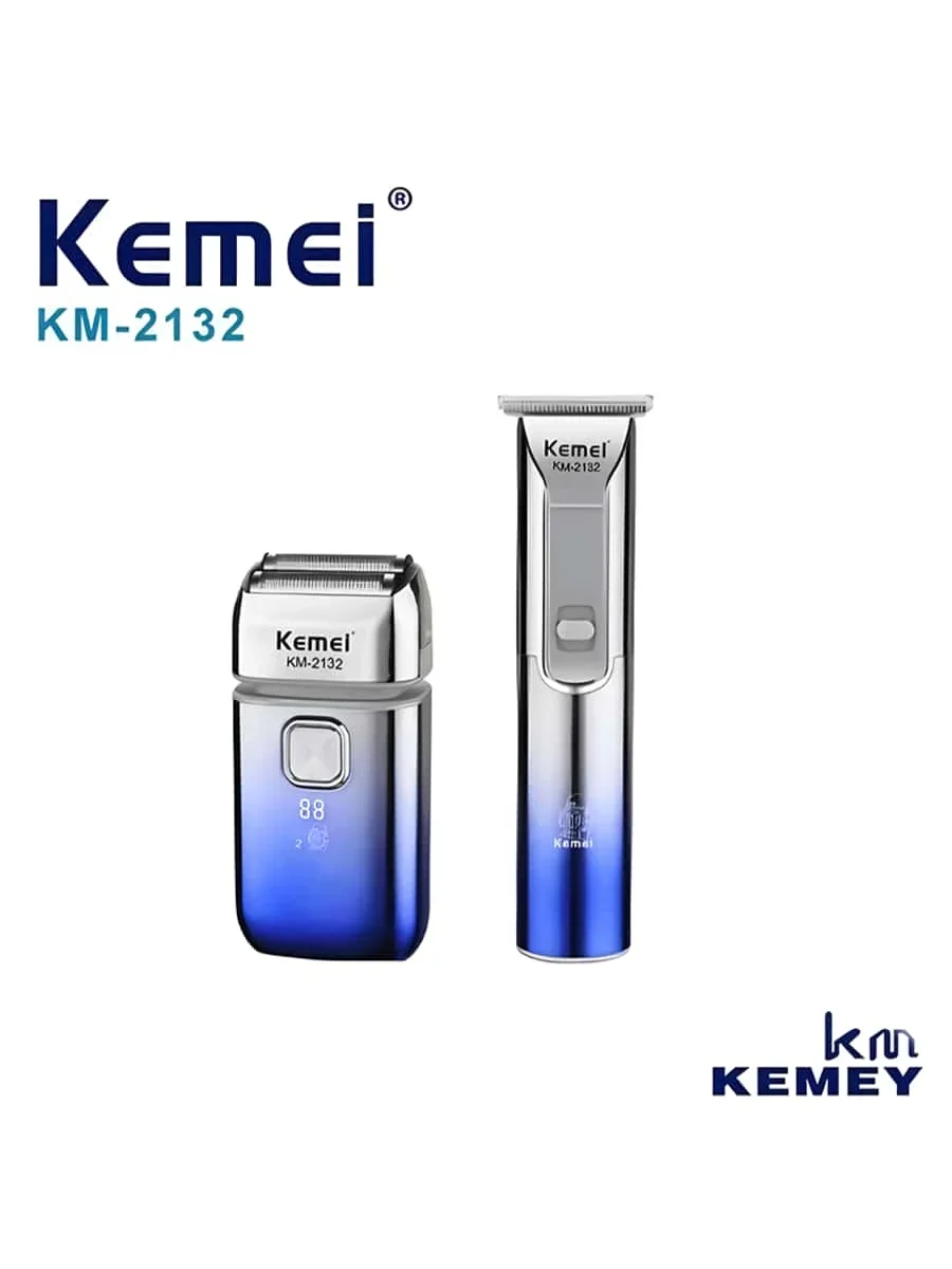 Professional Hair Clipper Hair Clipper Set Km-2132 Hair Clipper Electric Shaver