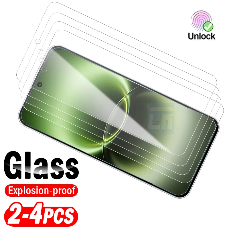 Protetor de Tela de Vidro Temperado 2-4 Peças para Vivo X300 Ultra X300FE X300s, Película Protetora HD Clara para Vivo V70 Elite V70 FS