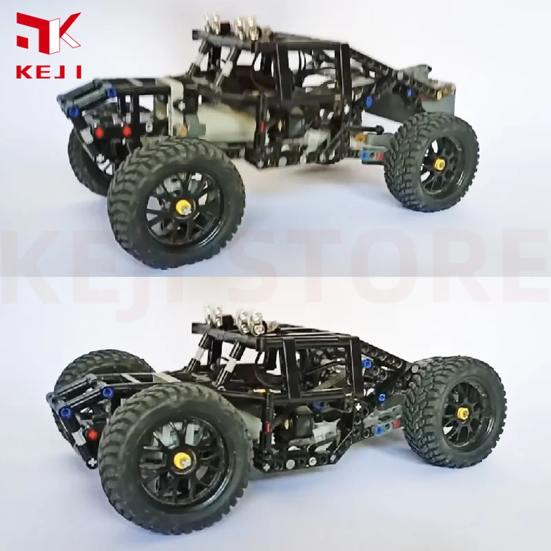 KEJI MOC-96673 4x4 RC Baja Trophy Truck fuoristrada SUV RC modello Building Blocks Kit di mattoni giocattoli fai da te regalo di natale