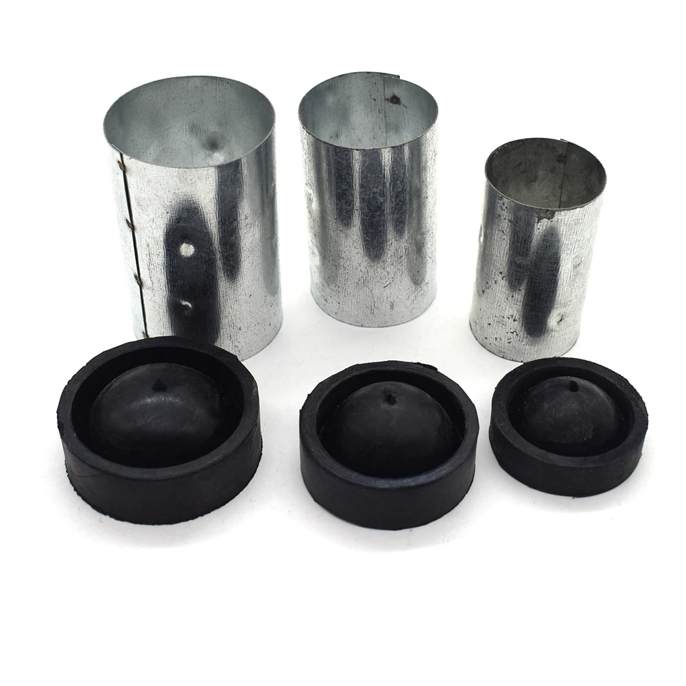 1SET Aluminum Shell Casting Flask with Rubber Sprue Base Rubber Base Plate Jewelry Casting Plaster Mold Making  Frame