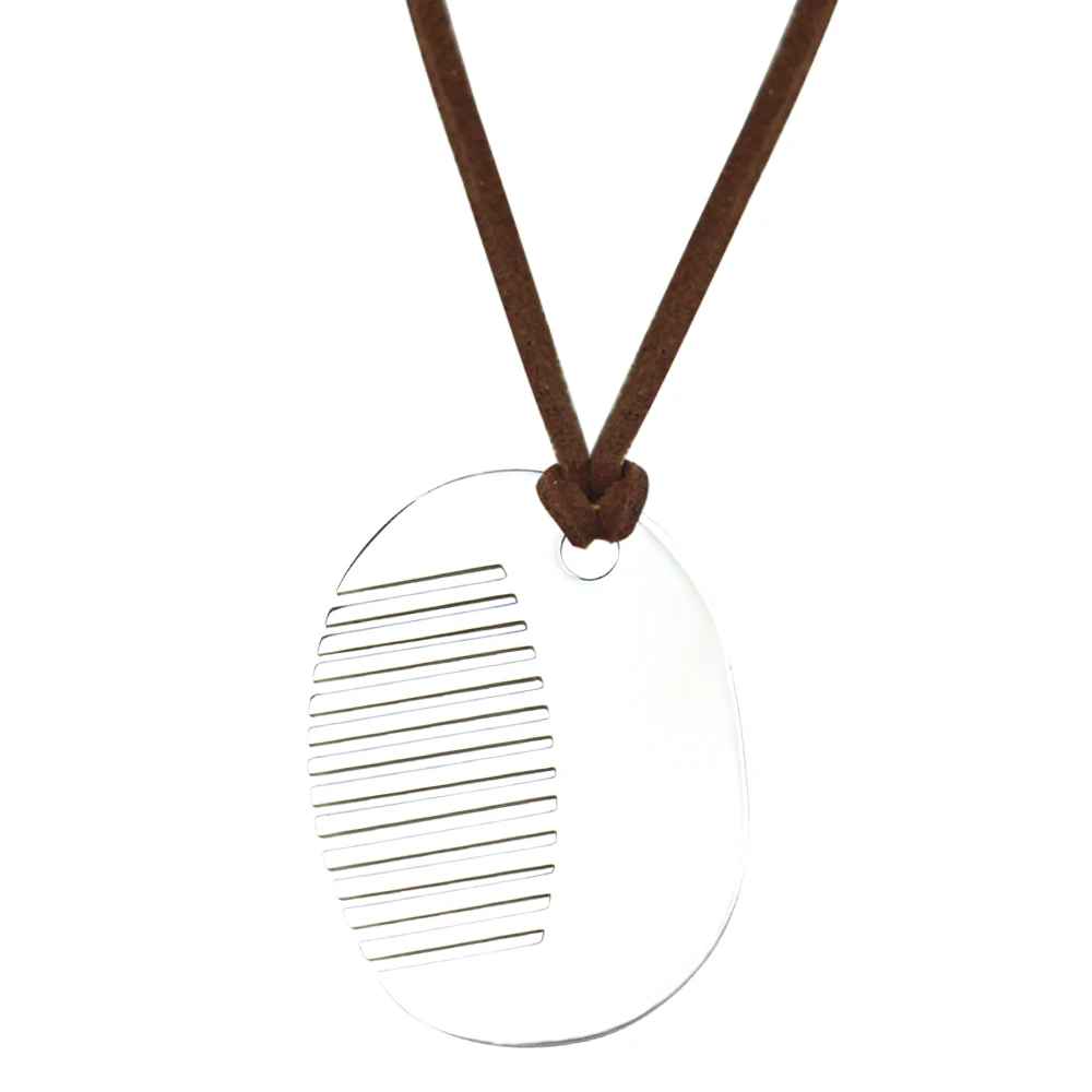 Personality Temperament Comb Pendant Necklace for Women Trend New Delicate Design Jewelry Fashion Accessories