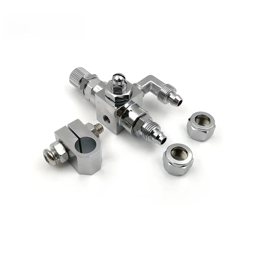 ST-7 Spray Gun Adjustable Pneumatic Atomizer for Paint Wave Soldering Assembly Line High Atomization Industrial Coating