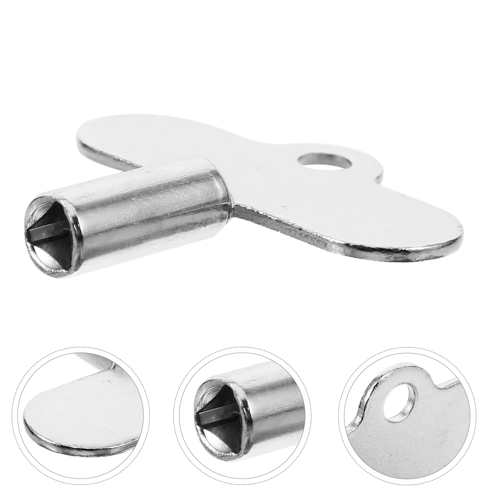 Radiator Key Air Bleeder Valve Vent Utility Bleeding Universal Socket Wrench Small Triangle Hole Zinc Alloy Water