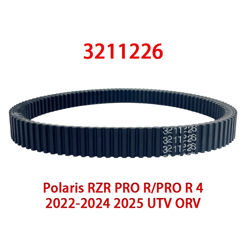 

Motorcycle Outer CVT Drive Belt 3211226 Compatible with Polaris RZR PRO R/PRO R 4 2022-2024 2025 UTV ORV Heavy Duty Engine Belt