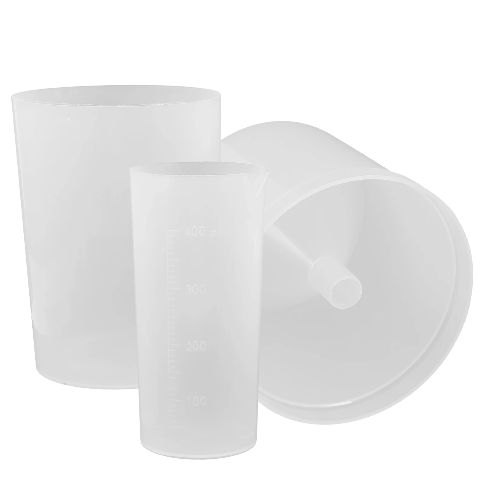 

1 set Rain Gauge White Precise Measurement Lawn Garden Outdoor Yard Supplies Science Teaching Tools Plastic Educational