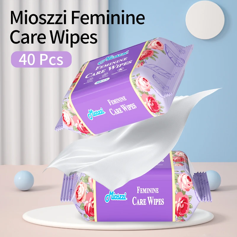 Lingettes de soins féminins pour femmes, soins privés, 12 paquets, 40 pièces par paquet