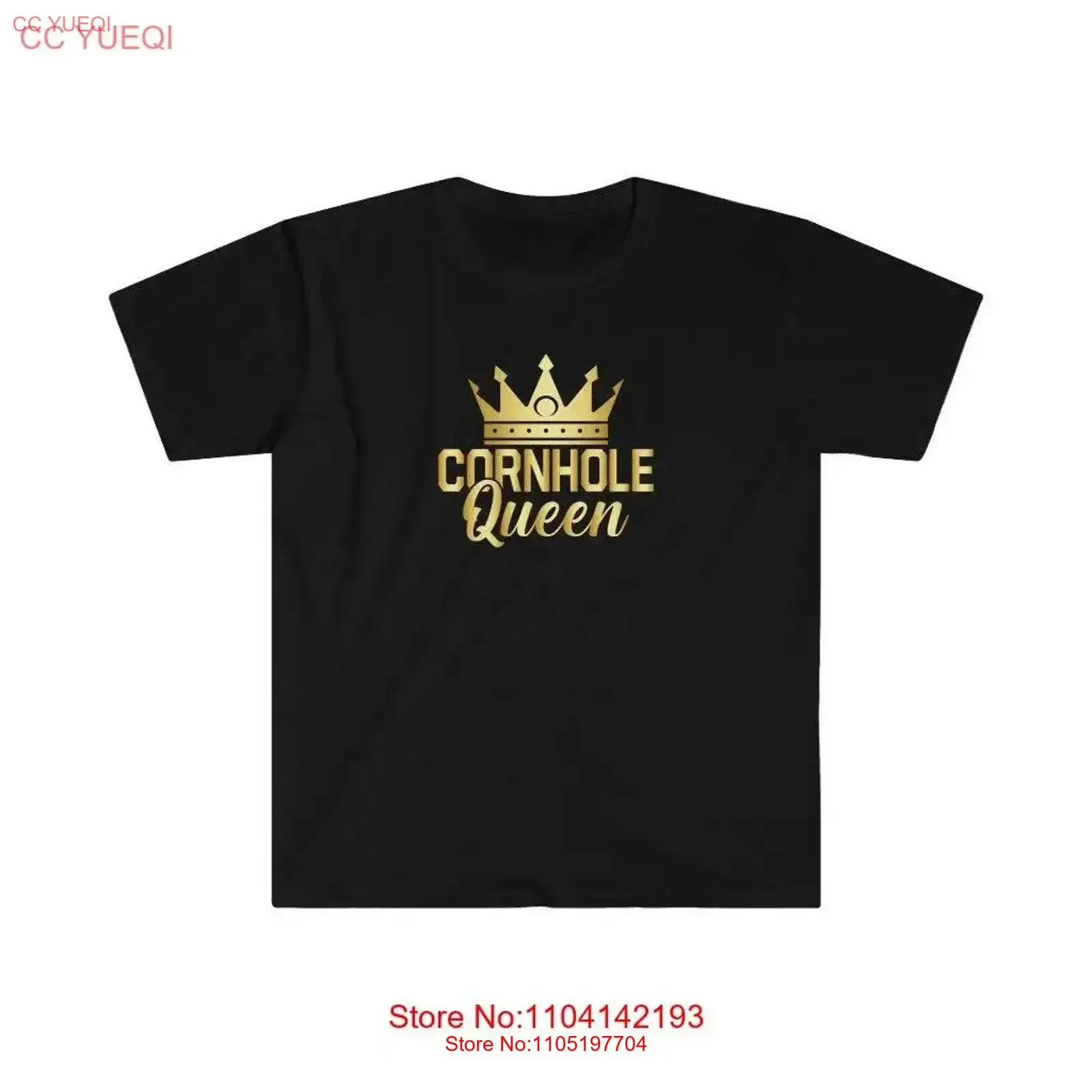 كورنهول كوين تي شيرت لاعب لعبة وعيد البطولة كيس فول إرم كورهول خمر غسلها مصمم الملابس امتدت لينة #1