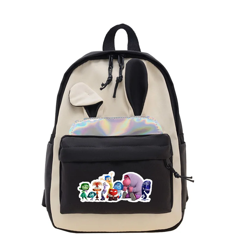 

Disney Inside Out Children Cartoon Cute Rabbit Ears Backpacks Kindergarten School Bag for Kids Baby Boys Girls Gift