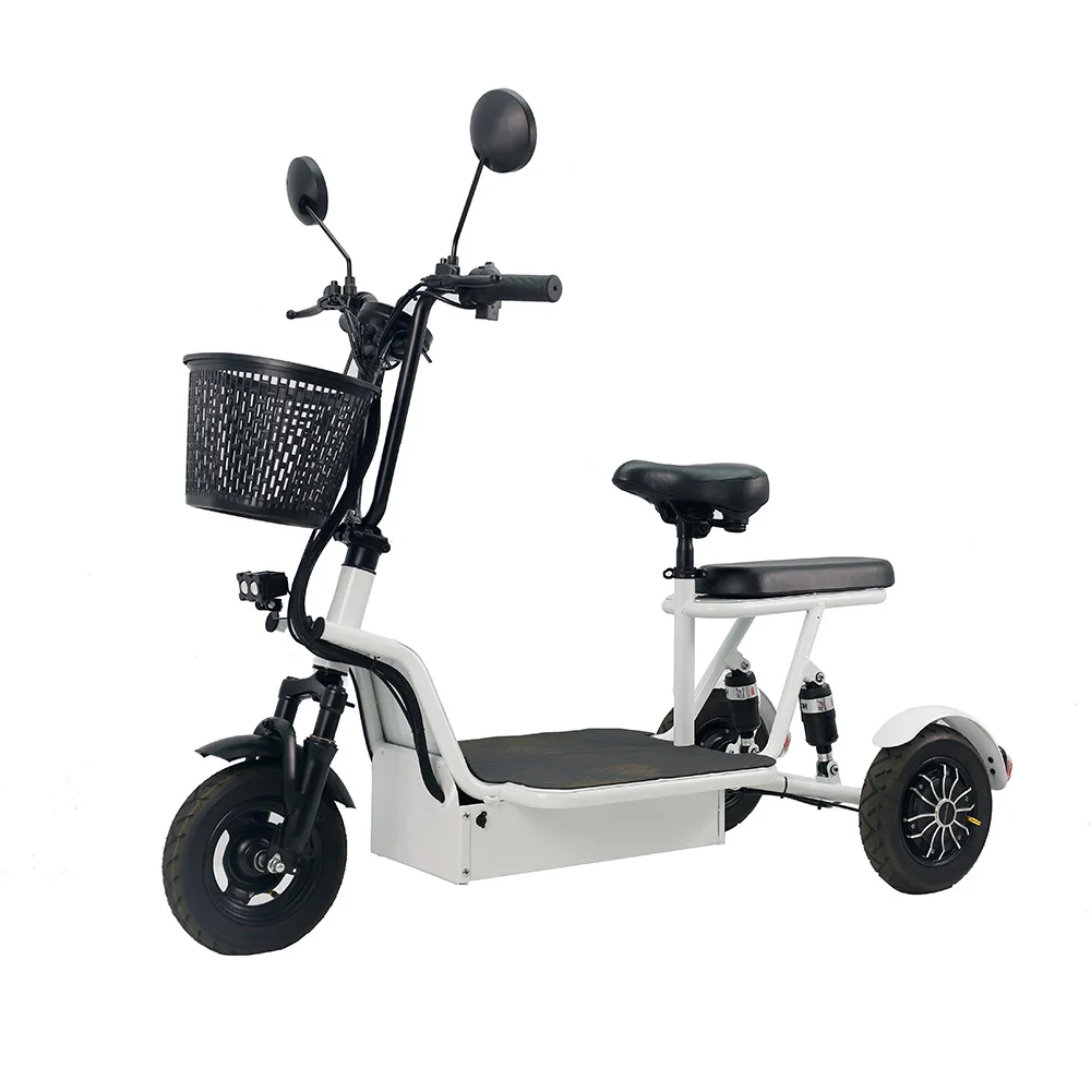 Small Lightweight 500w Electric Mini Trike for Elderly Ladies 3 Wheel Electric Scooter Adults Electric Tricycle for Family