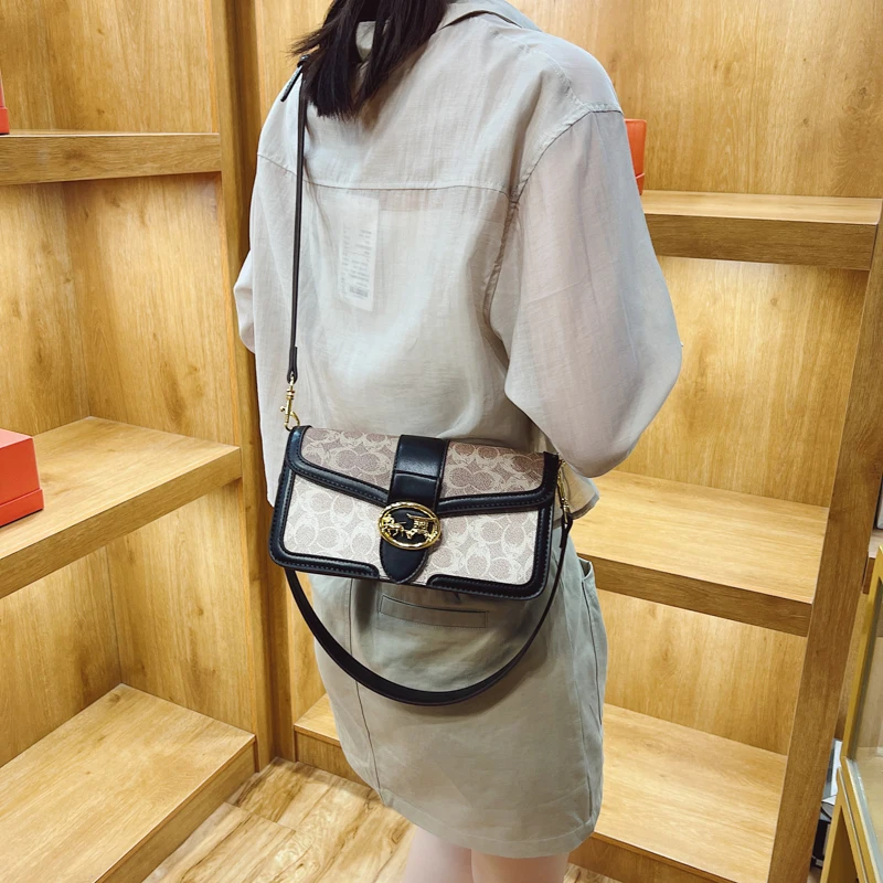 

Elegant Women Shoulder Bag Luxury Designer Leather Tote Bag Classic Vintage Style Fashionable