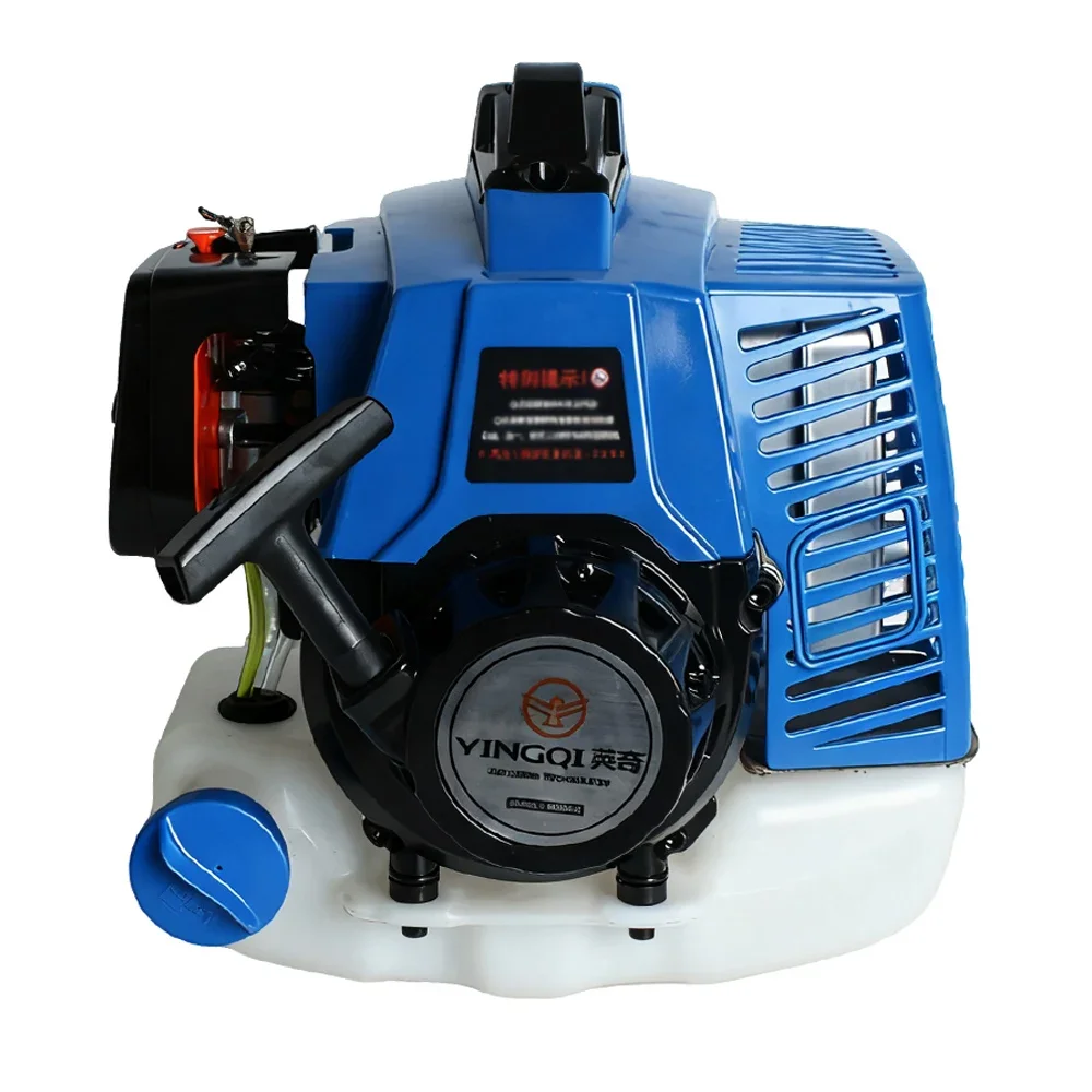 2-stroke Gas-powered Engine 90CC 2500W Power Head Small Petrol Engine Earth Auger Power Head Engine for Lawn Mower Garden Tools