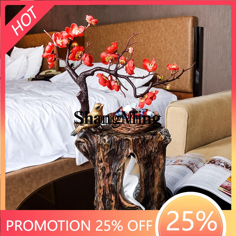 FG good-looking  Chinese Tissue Box Multifunctional Household Living Room Creative Paper Drawing Storage Ornament