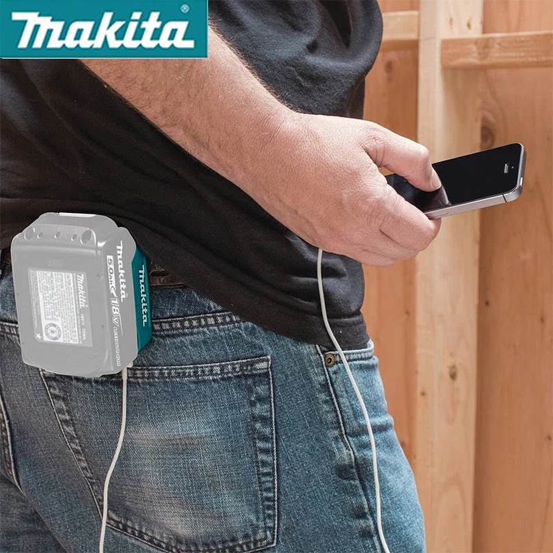 Makita ADP05 14.4/18V USB Power Source Adapter Portable Converter Charger Cordless Power Source Bank Adapter For MAKITA 18V LXT