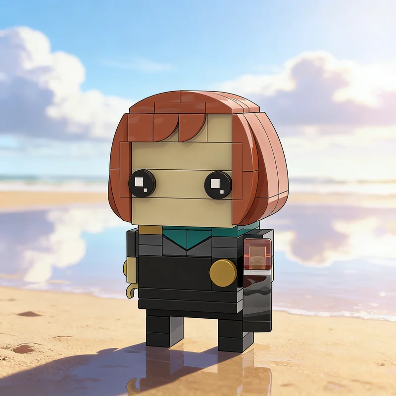 130pcs MOC Dr Beverly Crusher Brickheadz Model Building Blocks Festival Gift Construction Toys Assemble Education Creative Idea