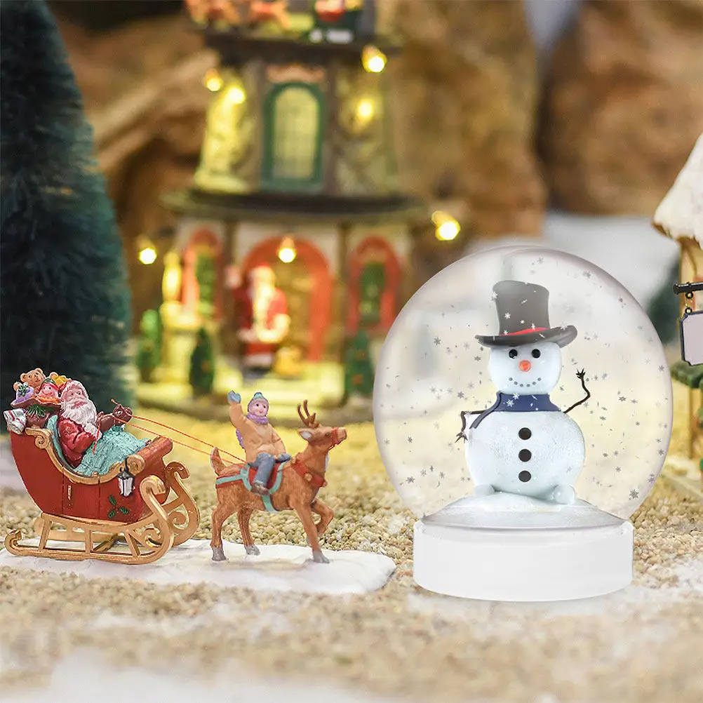 

15 шт. прозрачных пластиковых шаров для создания снежных шаров, материалы для поделок, праздничные зимние украшения, декор для дома