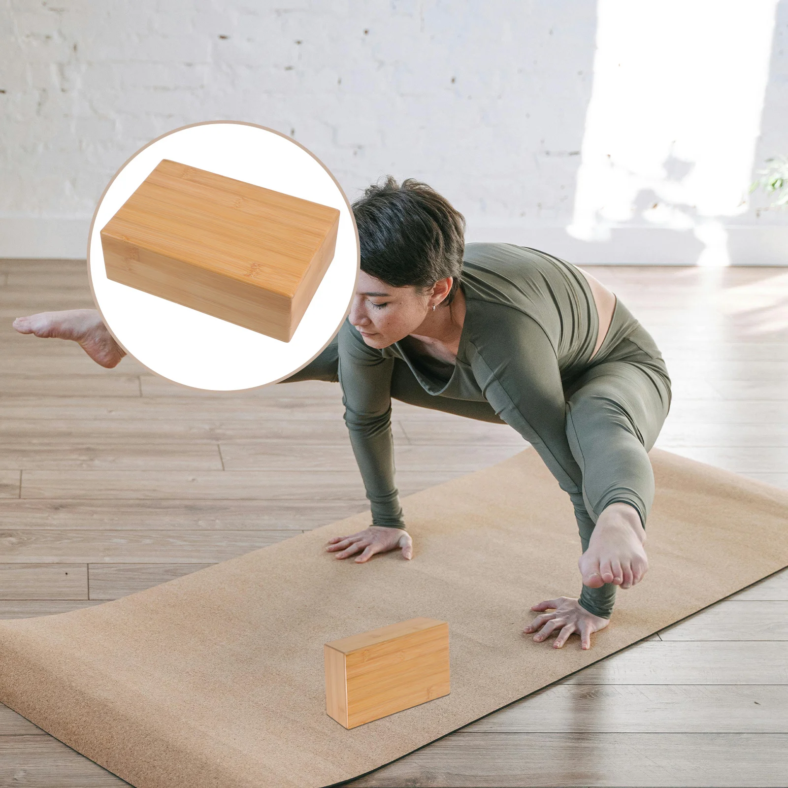 

Durable Training Brick with Smooth Edges Perfect for Yoga Practice and Home Fitness Non Slip Surface Easy to Clean