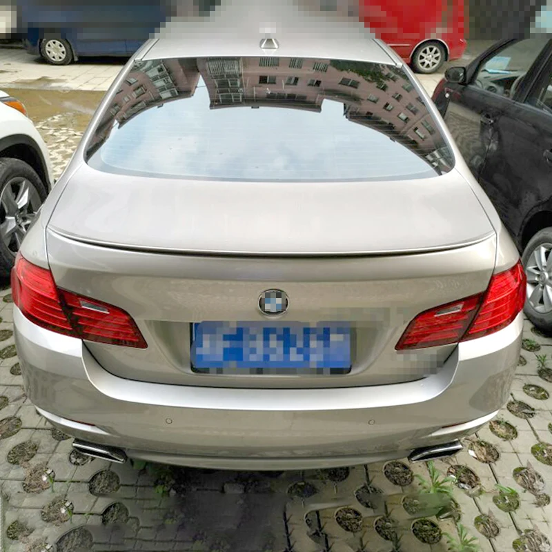 ABS 플라스틱 튜닝 바디 키트 액세서리, BMW 5 시리즈 F10 F18 520i 528i 535i 530i 525i M5 스타일 리어 트렁크 뚜껑 스포일러 윙