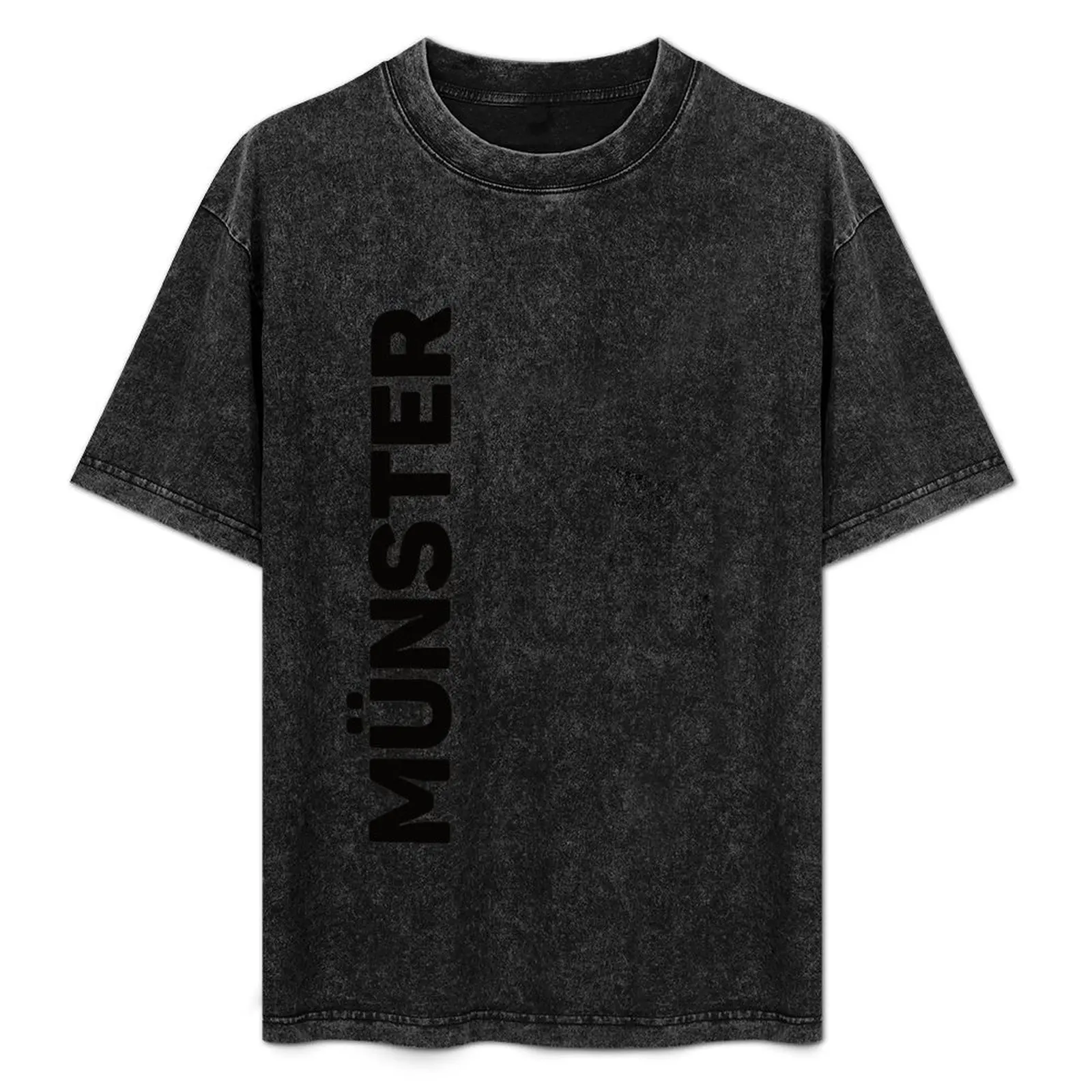 

Münster T-Shirt Plus Size Solid Color T-Shirt