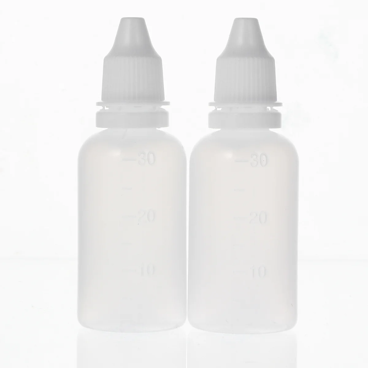 20 Pcs Graduated Dropper Bottle Eye Liquid Drops Essential Oil Empty Refillable