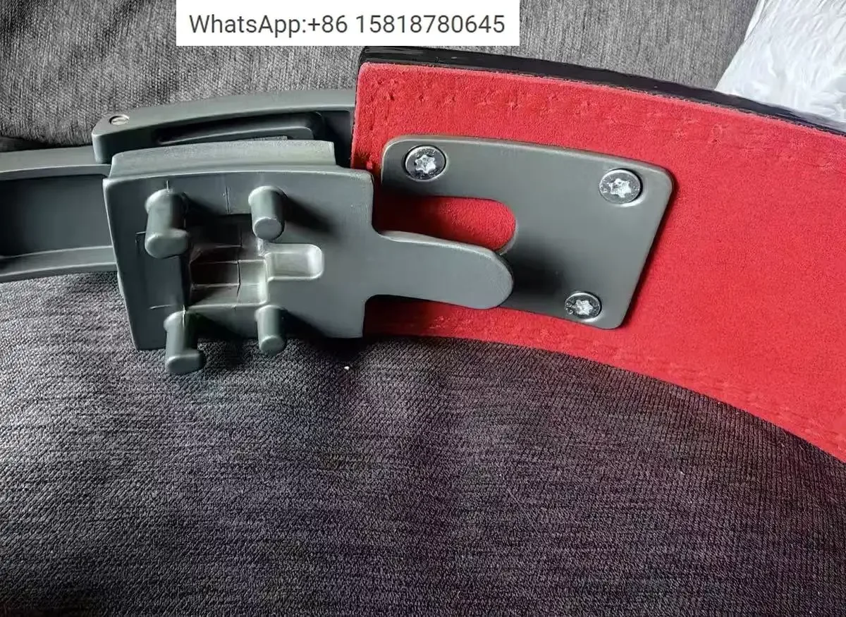 Top Layer Leather Belt Powerlifting forSB-   D Quick Buckle Squat Bench Press Deadlift Rowing Shoulder Lever Replacement Belt