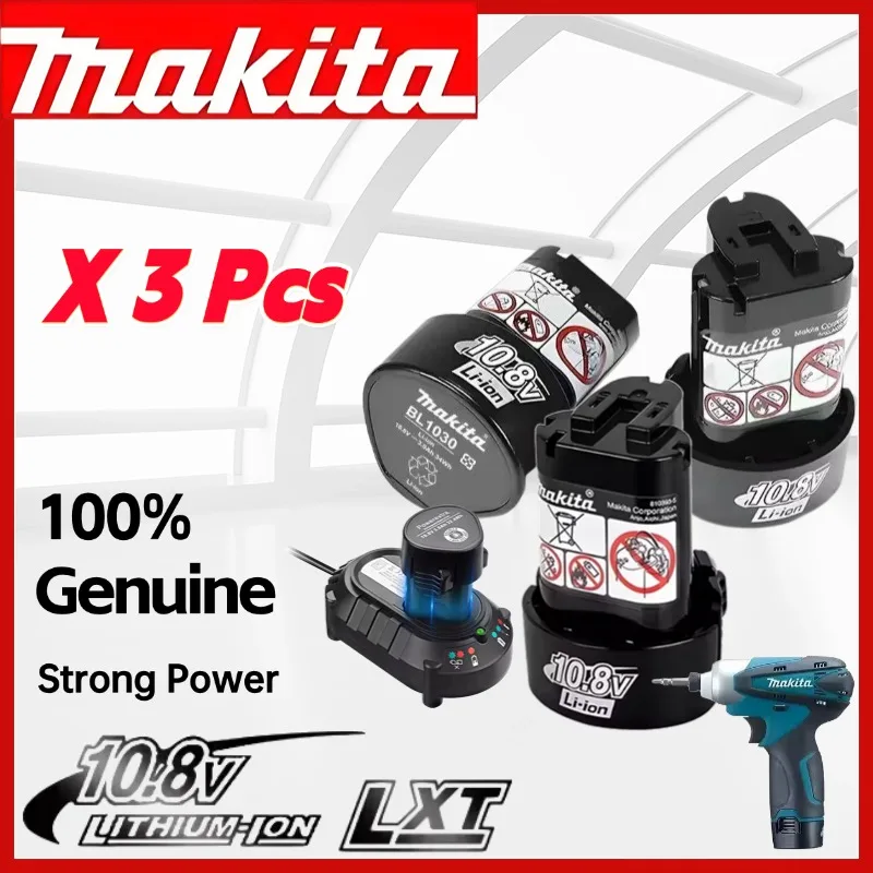 

Аутентичная литиевая батарея Makita 10,8 В 1,3 Ач, 2,0 Ач, 3,0 Ач, сменная аккумуляторная батарея для инструментов,