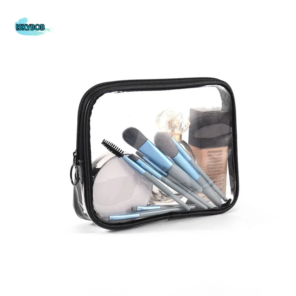

Portable Simple Toiletry Bag Female TPU Wash Pouch Travel Makeup Case Storage Bag Transparent Cosmetic Bag Bath Storage