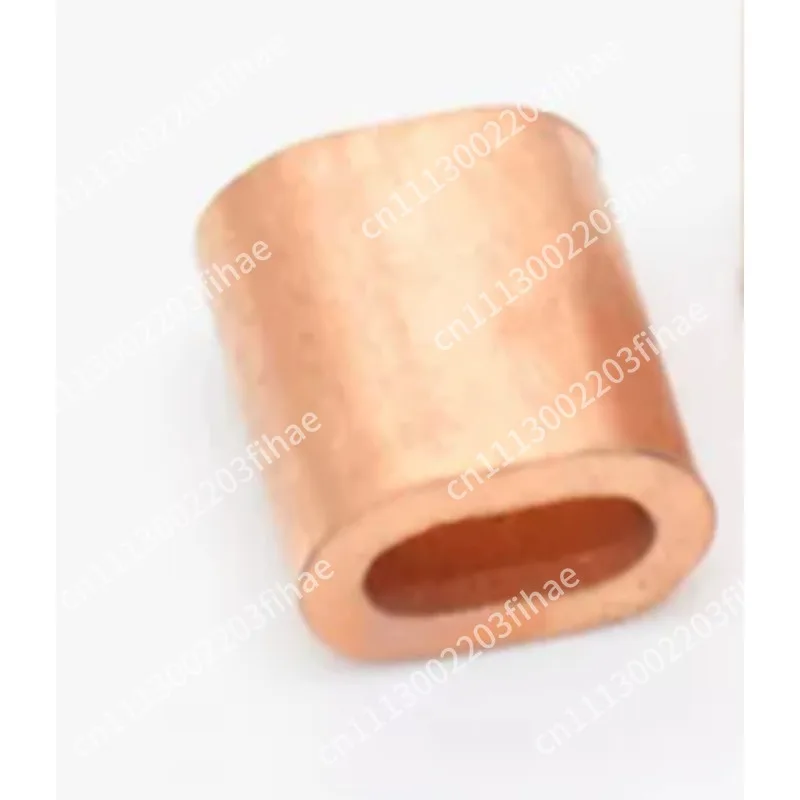 100 pieces · Pack, elliptical copper sleeve 304 stainless steel sleeve 316 wire rope buckle copper chuck pipe sleeve