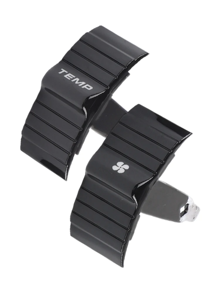 Cover Trim Panel Mount Vehicle Parts Plastic 2 Pc 2pcs 2pcs/set Accessories Control HVAC A/C Button Set Pair New