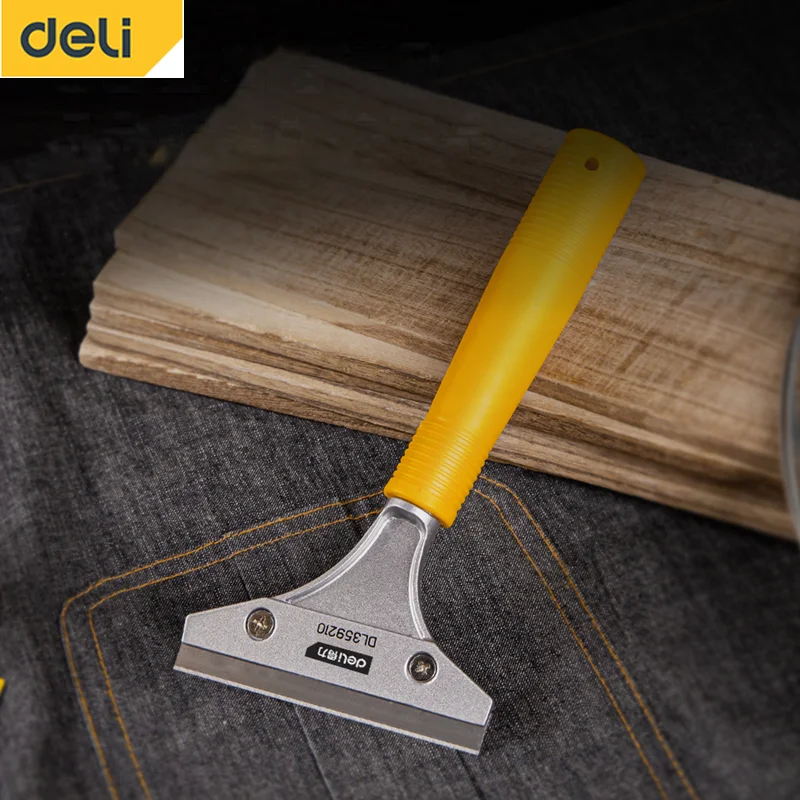 Deli Multipurpose Knife Wallpaper Paint Tiles Flooring Scraper Remover with SK5 Steel Blade Multitool Knife Cleaning Tools